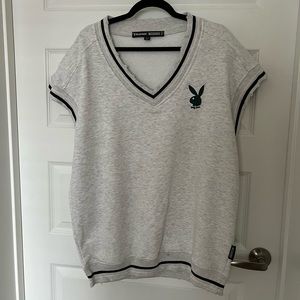 Playboy x Missguided jersey vest size 8